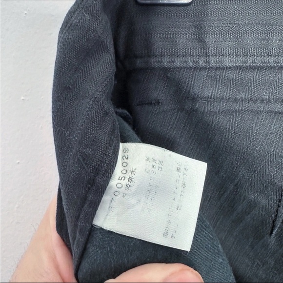 Vtg 5351 Pour Les Hommes Size 1 (28x31) Black Button Fly Flared Denim Jeans Pant - Picture 13 of 13